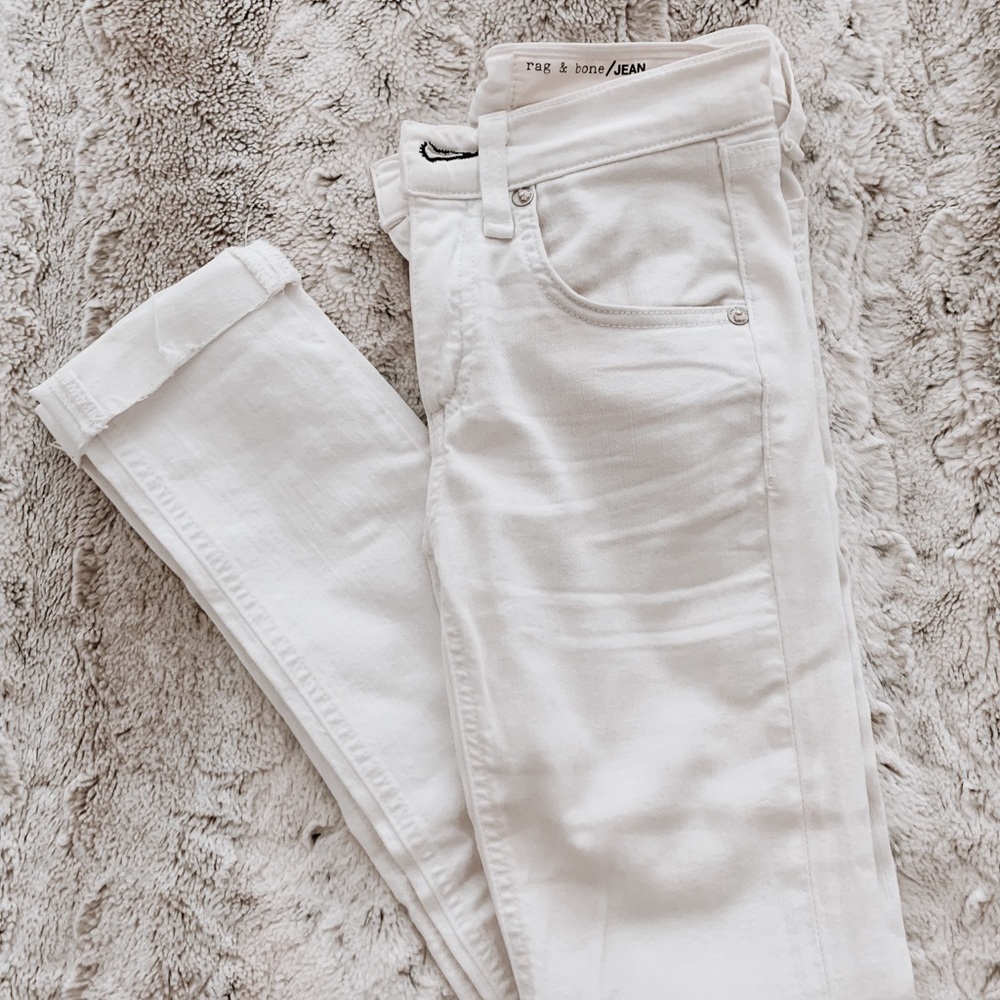 Rag and Bone White Jeans